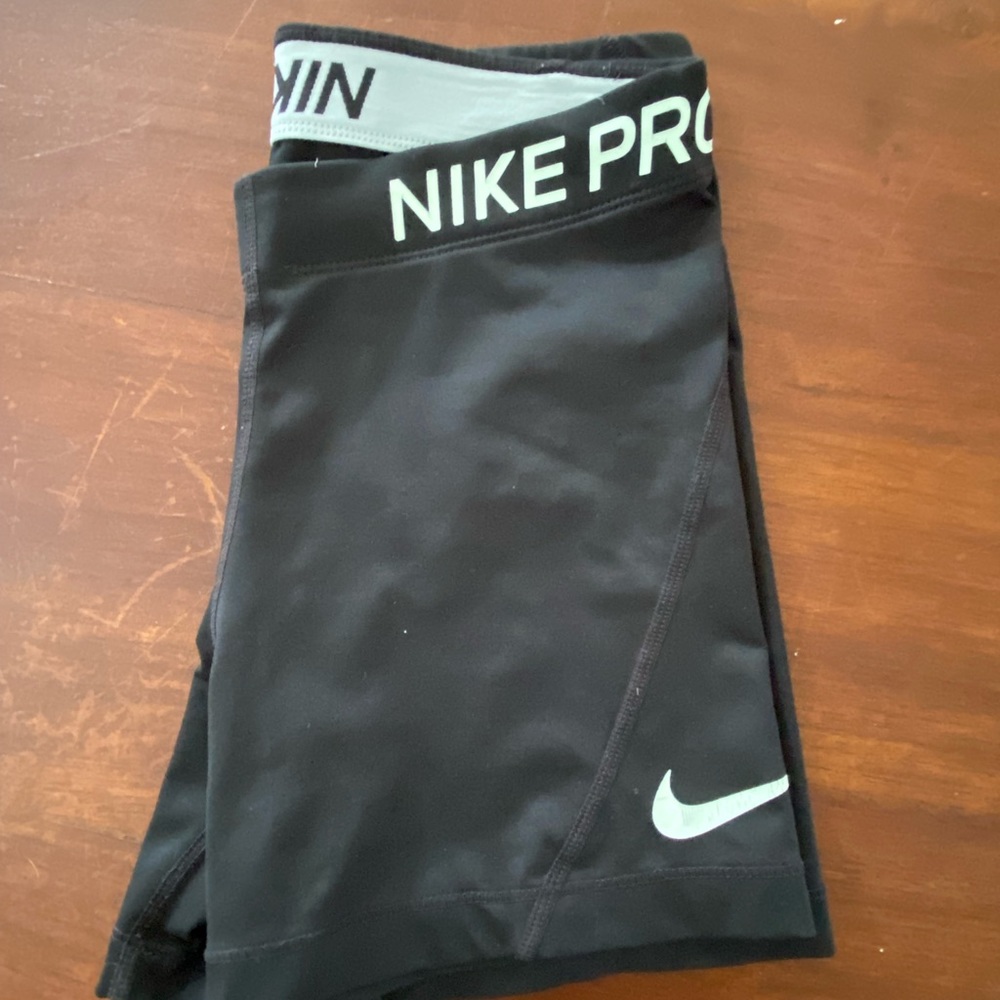 Light blue accent Nike Pro Shorts